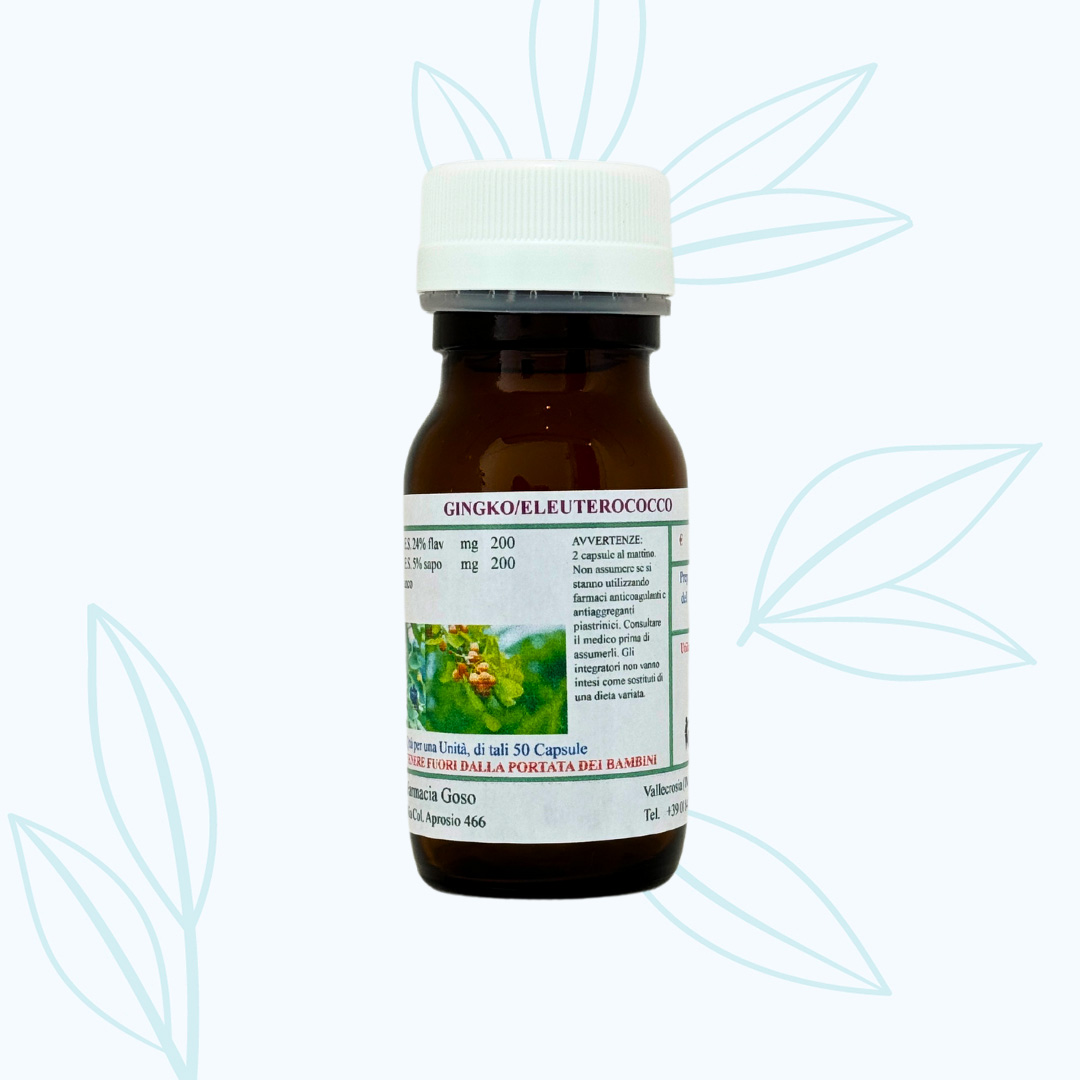 Ginkgo biloba Eleuterococco 50 capsule